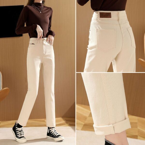 Plush Jeans For Women In Winter - Image 3