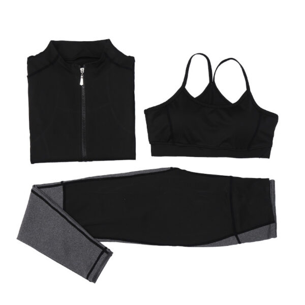 Sports Yoga Wear Long Sleeve Set - Image 3